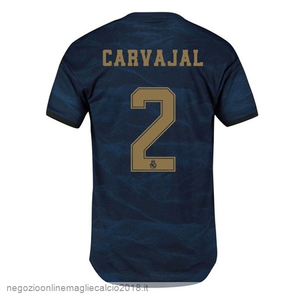 NO.2 Carvajal Away Online Maglie Calcio Real Madrid 2019/20 Blu