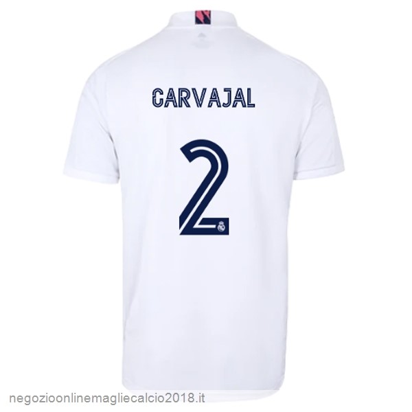 NO.2 Carvajal Home Online Maglia Real Madrid 2020/21 Bianco