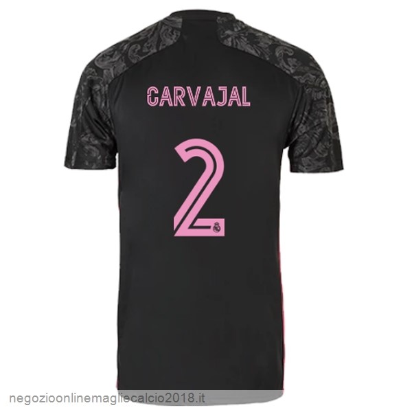 NO.2 Carvajal Terza Online Maglia Real Madrid 2020/21 Nero