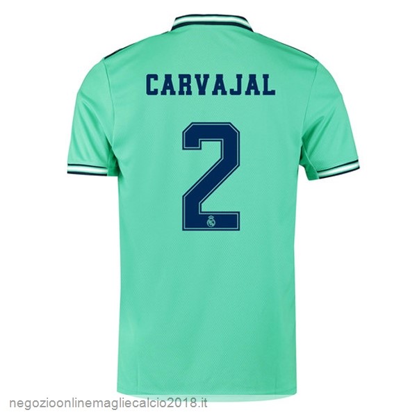 NO.2 Carvajal Terza Online Maglie Calcio Real Madrid 2019/20 Verde