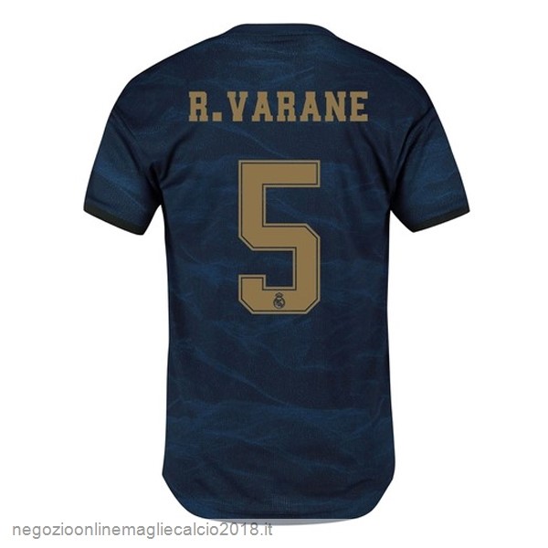 NO.5 Varane Away Online Maglie Calcio Real Madrid 2019/20 Blu