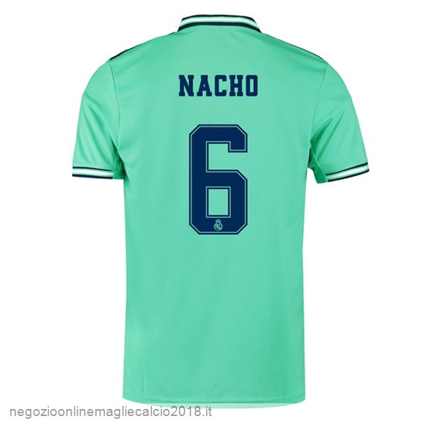 NO.6 Nacho Terza Online Maglie Calcio Real Madrid 2019/20 Verde