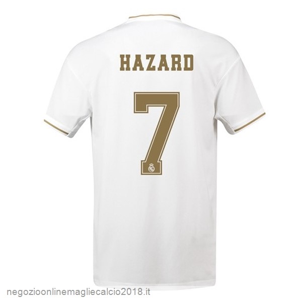 NO.7 Hazard Home Online Maglie Calcio Real Madrid 2019/20 Bianco