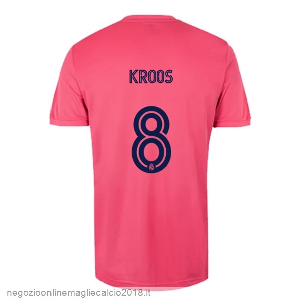 NO.8 Kroos Away Online Maglia Real Madrid 2020/21 Rosa