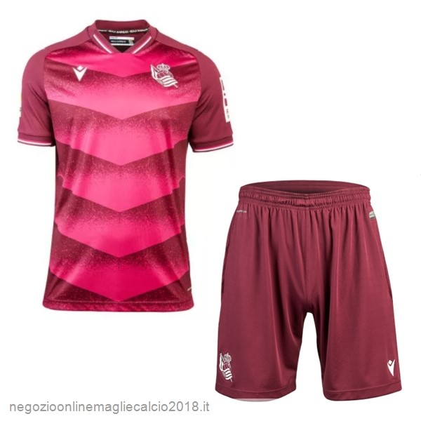 Away Online Set Completo Bambino Real Sociedad 2021/2022 Rosso