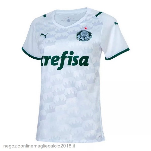 Away Online Donna Maglia Palmeiras 2021/22 Bianco
