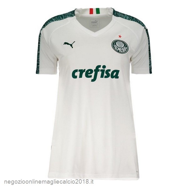 Away Online Donna Maglie Calcio Palmeiras 2019/20 Bianco