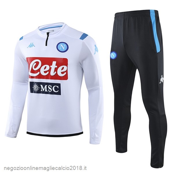 Tuta Calcio Napoli 2019/20 Bianco Nero
