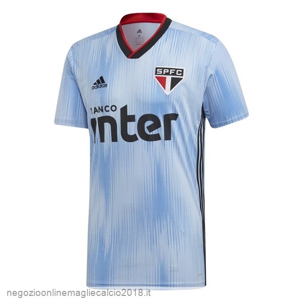 Terza Online Maglie Calcio São Paulo 2019/20 Blu Luce