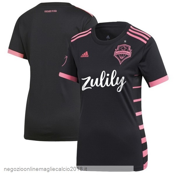 Away Online Maglie Calcio Donna Seattle Sounders 2019/20 Nero