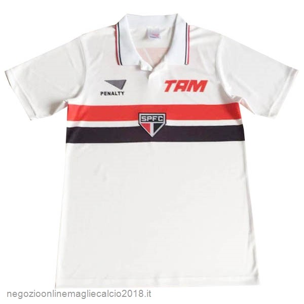 Home Online Maglie Calcio São Paulo Stile rétro 1994 Bianco