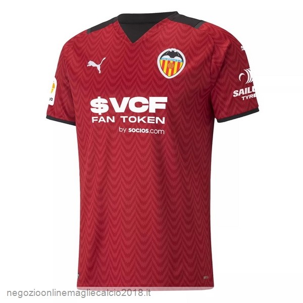 Away Online Maglia Valencia 2021/2022 Rosso