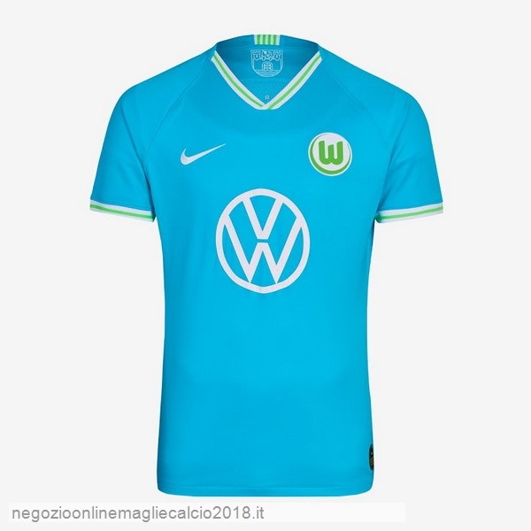 Away Online Maglie Calcio Wolfsburgo 2019/20 Blu Luce