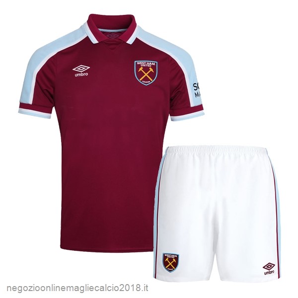 Home Online Set Completo Bambino West Ham United 2021/2022 Rosso