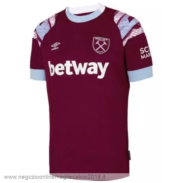 Home Online Maglia West Ham United 2022/23 Rosso