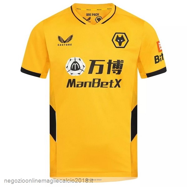 Home Online Maglia Wolves 2021/2022 Giallo